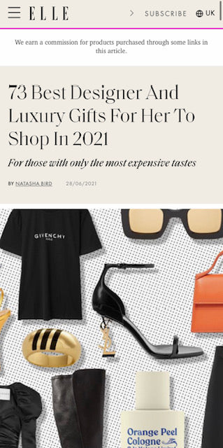 Our Dome Ring featured in Elle Magazine gift guide