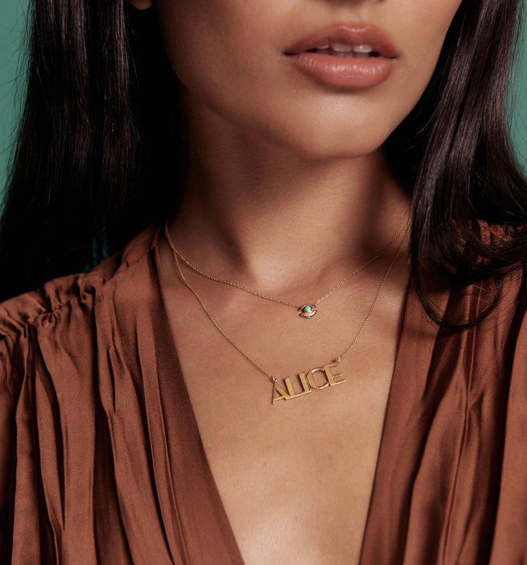 Deco Name Necklace