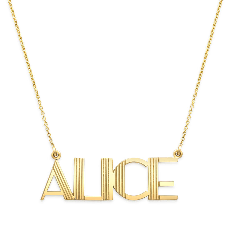 Deco Name Necklace