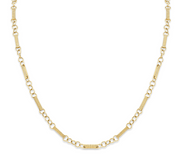quiet luxury artisanal 14k gold chain necklace