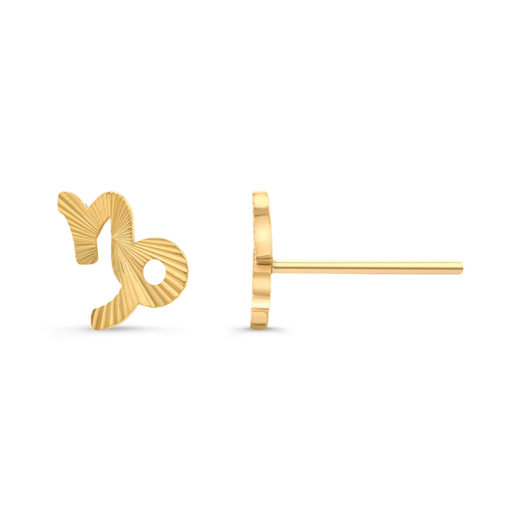 Zodiac Stud Earrings