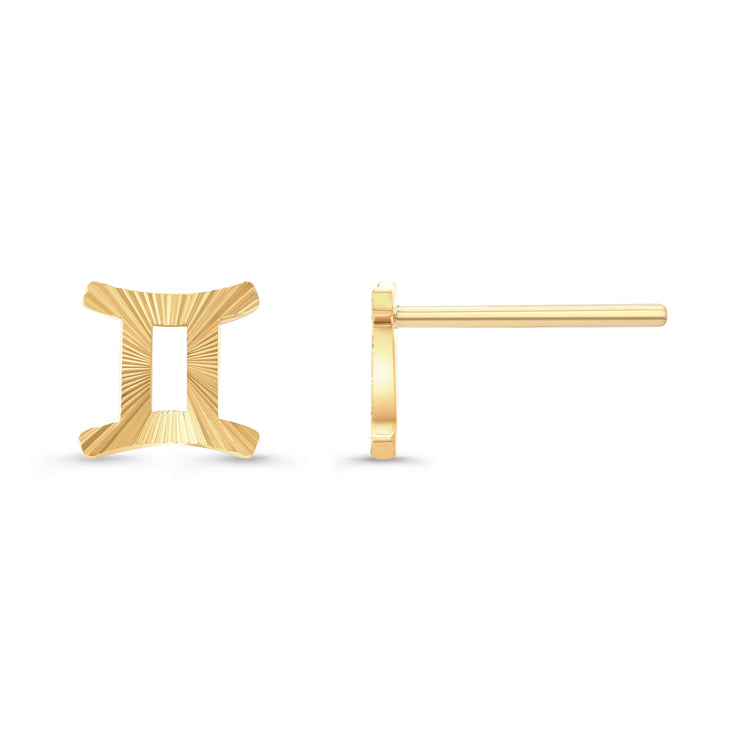 Zodiac Stud Earrings