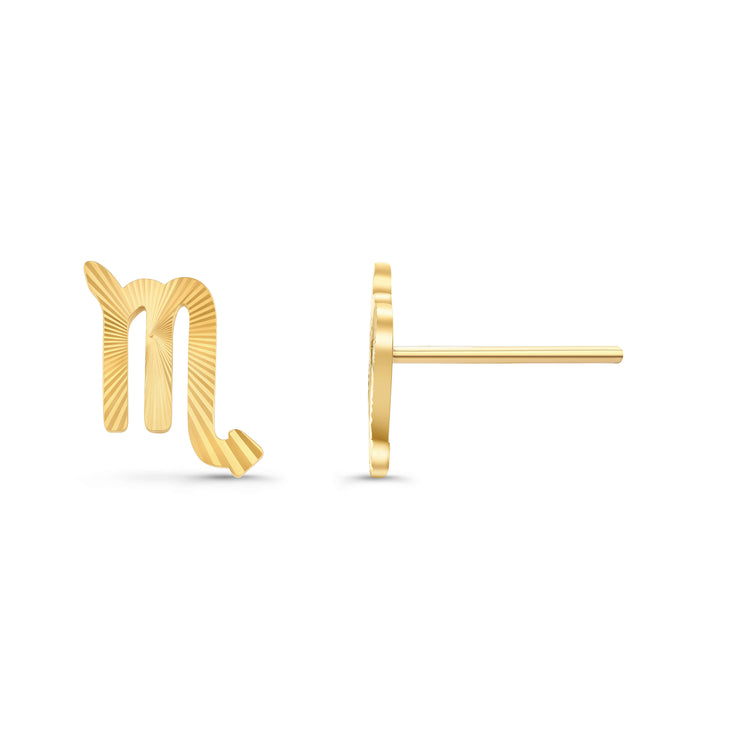 Zodiac Stud Earrings