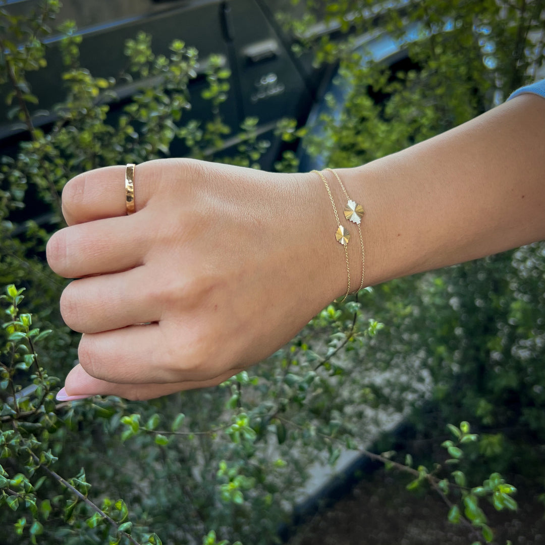 14K Puzzle Bracelet | Womens 14K Gold Bracelet | Alice Pierre 14K Puzzle Bracelet | Womens 14K Gold Bracelet | Alice Pierre